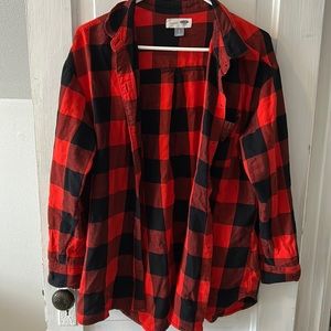 Old Navy women’s ‘boyfriend’ flannel